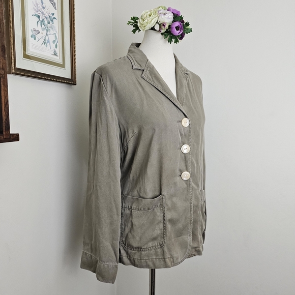 J. Jill Tencel Blazer Jacket - Picture 5 of 10